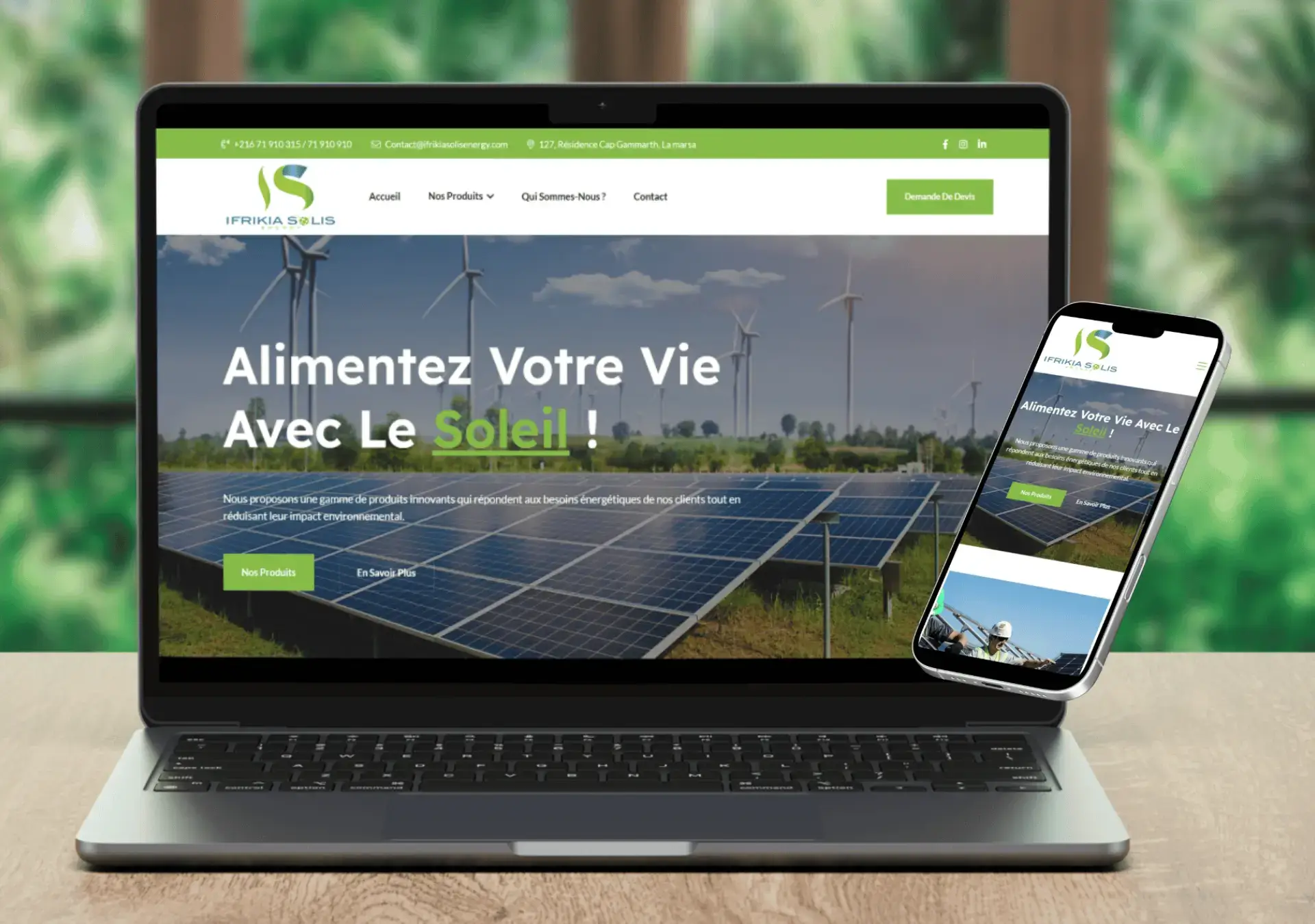 IfrikiaSolis Energy - digital project by THE ROAD
