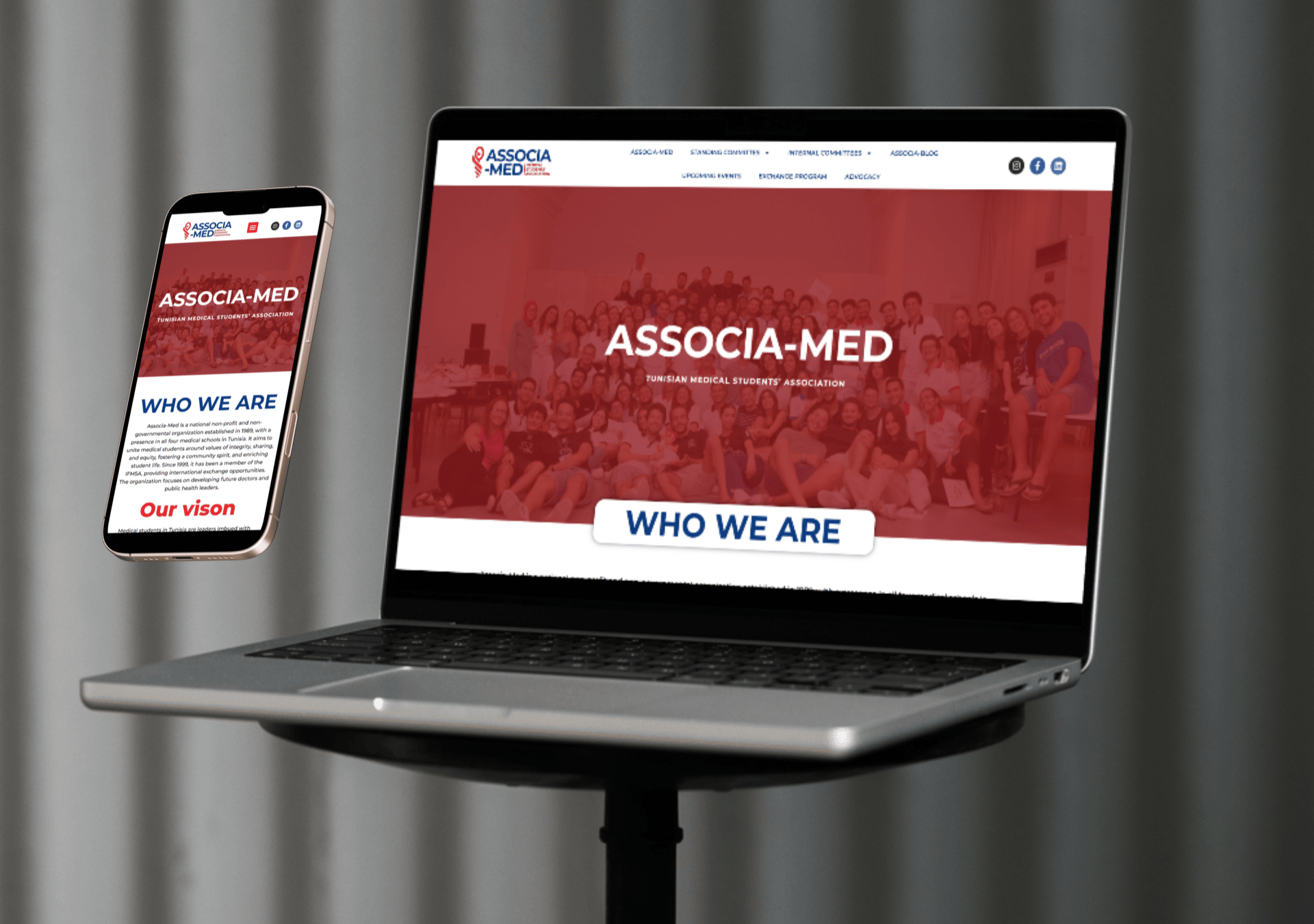 Associa-Med - projet digital réalisé par THE ROAD
