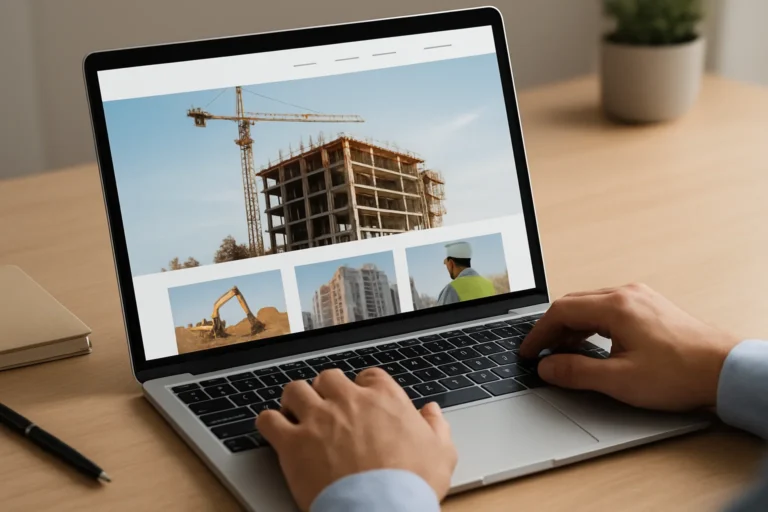 Création de site web pour entreprise de construction en Tunisie : ce qu’un site doit vraiment apporter