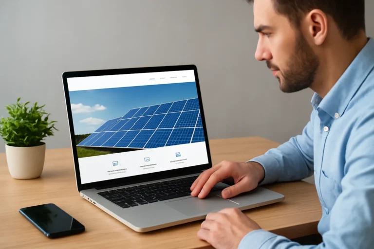 Création site web pour entreprise photovoltaïque en Tunisie : attirer plus de demandes qualifiées