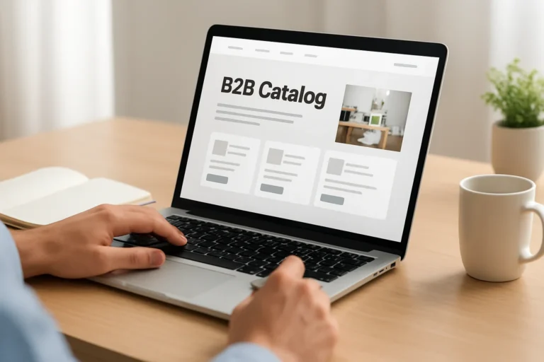 Création de site catalogue pour fournisseur B2B : structurer l’offre pour vendre plus efficacement