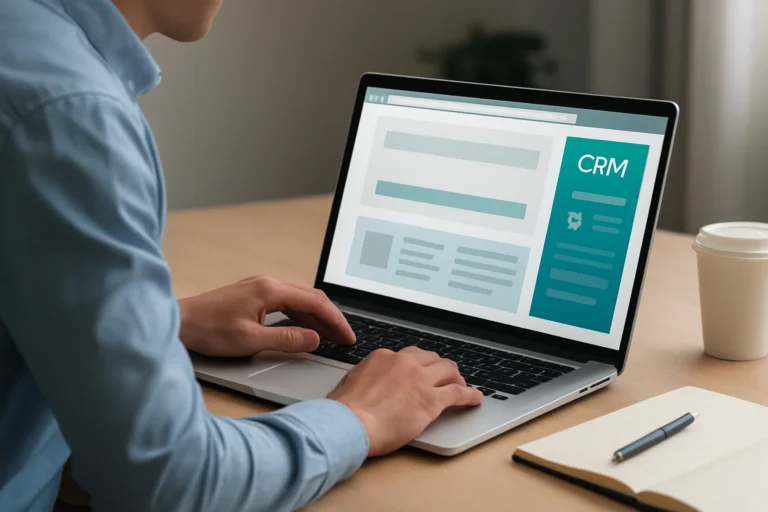 Création de site web avec CRM intégré en Tunisie : transformer votre site en outil commercial