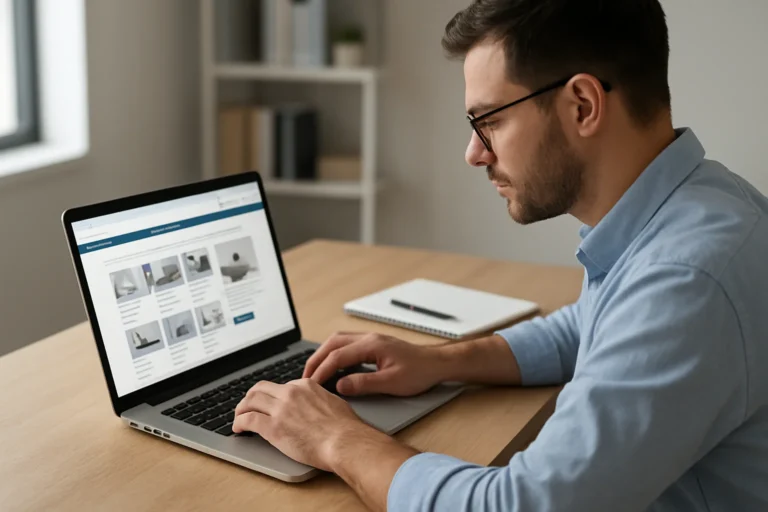 Création de site web pour catalogue B2B en Tunisie : structure, visibilité et demandes qualifiées