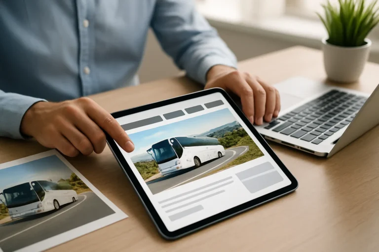 Création de site web pour société de transport touristique en Tunisie : attirer plus de réservations et rassurer vos clients
