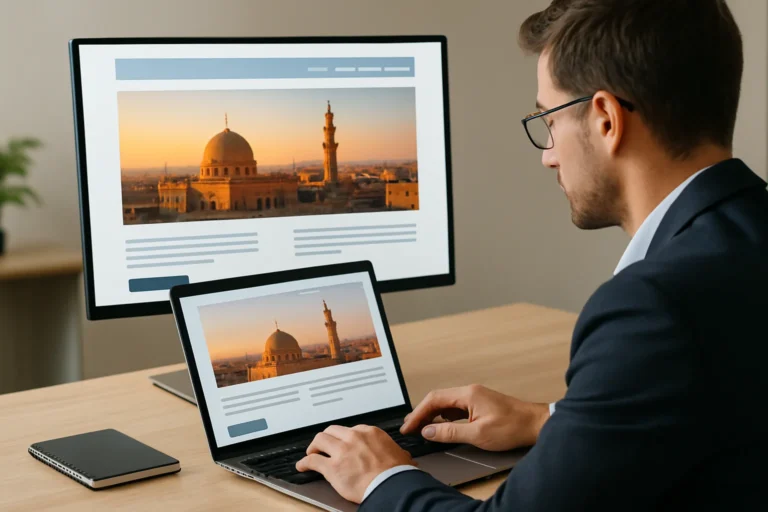 Agence web pour le Moyen-Orient : comment structurer un site qui inspire confiance et génère des demandes