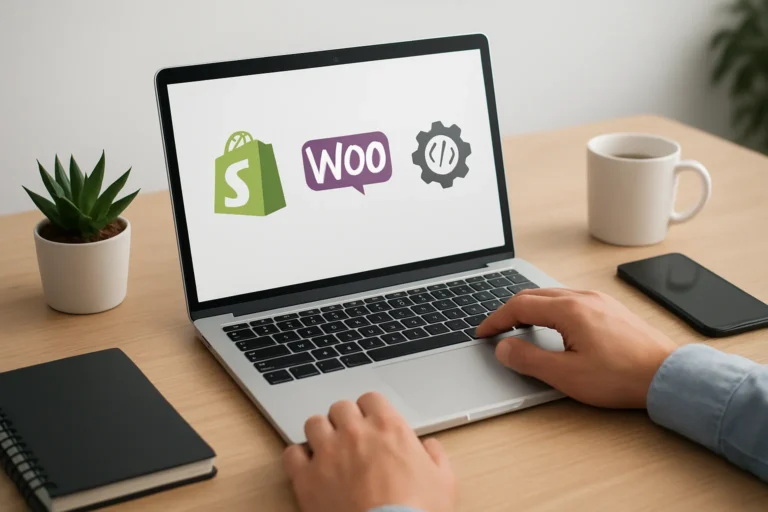 Shopify, WooCommerce ou développement sur mesure : comment choisir la bonne solution e-commerce