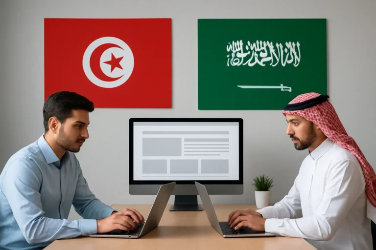 Tunisie vs Arabie Saoudite : combien coûte réellement un site web ?