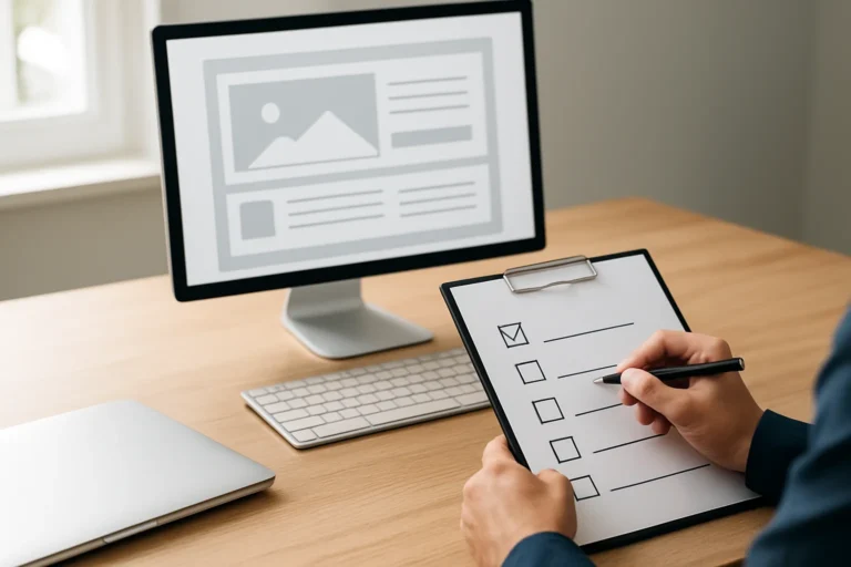 Recette d’un site web : la checklist complète avant validation finale